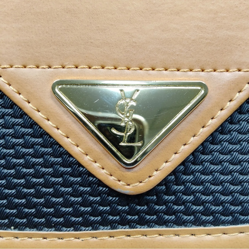 Yves Saint Laurent Shoulder Bag Black PVC - Picture 6 of 6